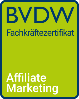 BVDW Fachkräftezertifikat Affiliate Marketing